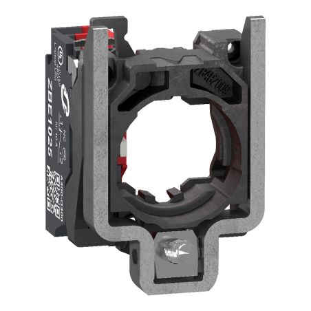 ZB4BZ1025 Schneider - Harmony XB4 - corps de bouton - 1NF - raccordement bornes push in