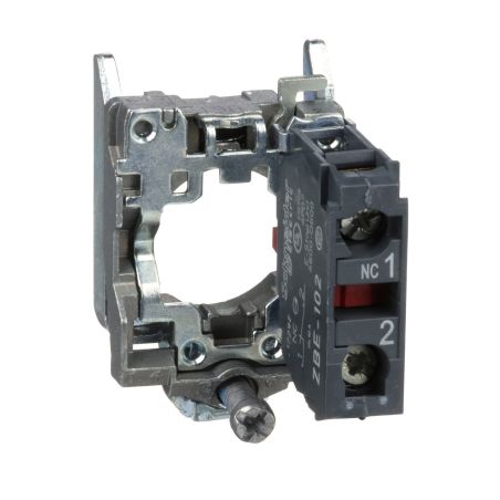 ZB4BZ102 Schneider - Harmony XB4 - corps de bouton - 1NF - raccordement vis-étrier