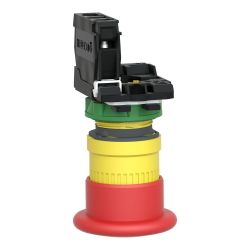 XB5AT842 Schneider - Harmony XB5 - Bouton arrêt urgence - Ø40 - pousser tirer- 1NF