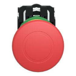 XB5AT845 Schneider - Harmony XB5 - Bouton arrêt urgence - Ø40 - pousser tirer - 1NO+1NF