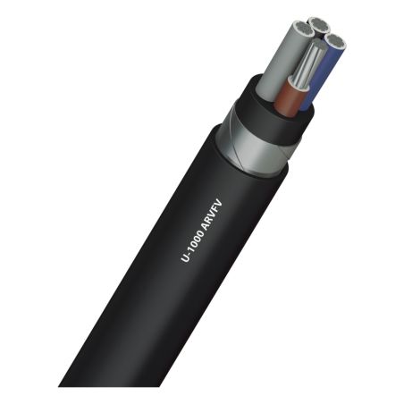 Câble aluminium armé U1000 ARVFV 4X240mm² - Coupe au mètre