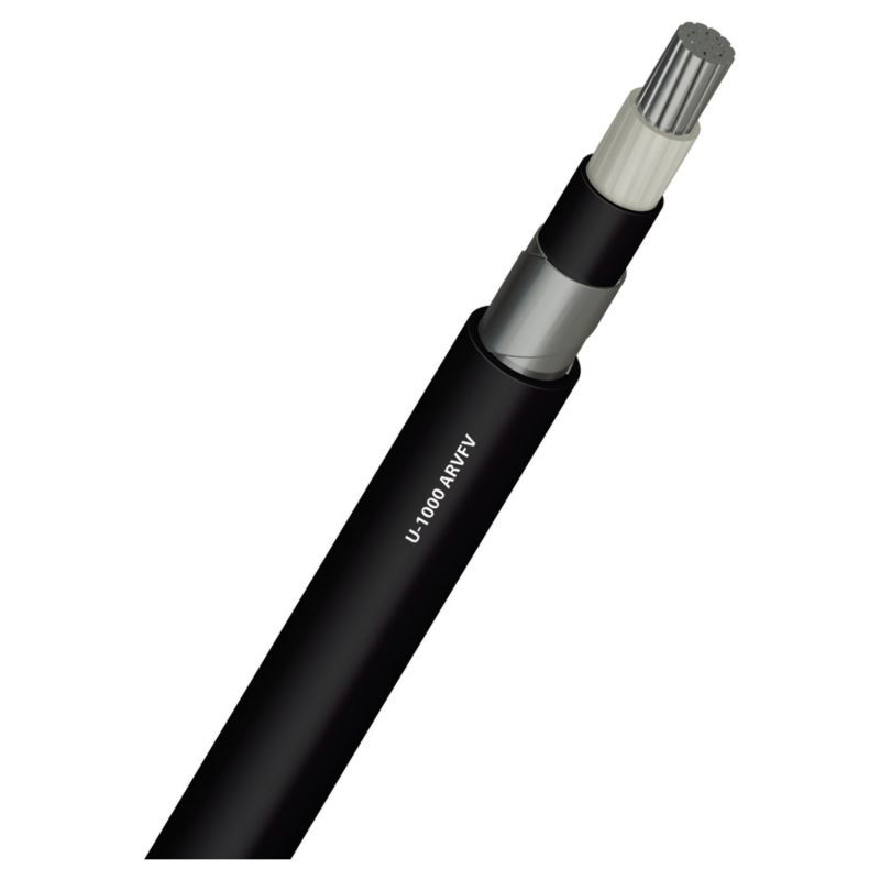 Câble aluminium armé U1000 ARVFV 1X70mm² - Coupe au mètre