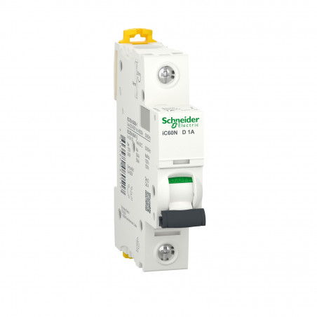 A9F75101 Schneider Disjoncteur unipolaire 1P 1A Courbe D 50kA Acti9 IC60N