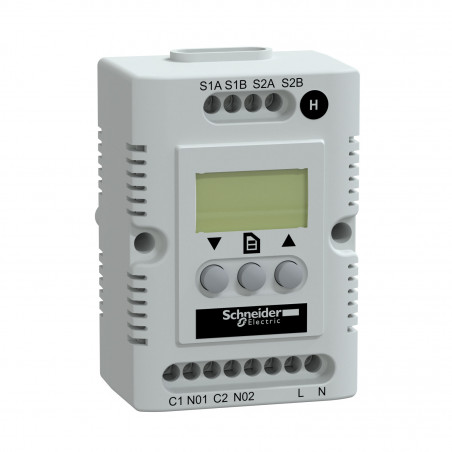 NSYCCOHY230VID Schneider - Hygrostat électronique 230V - Plage de réglage : 20 à 80%