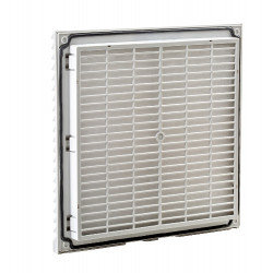 RF222 IDE - Grille de ventilation avec filtre pour armoire électrique - 222x222mm - IP54