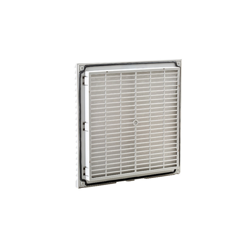 RF222 IDE - Grille de ventilation avec filtre pour armoire électrique - 222x222mm - IP54