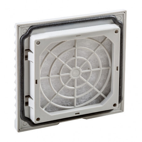 RF93 IDE - Grille de ventilation avec filtre pour armoire électrique - 93x93mm - IP54