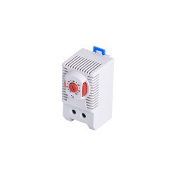 TS01 IDE - Thermostat d'armoire électrique - Contact 1NF - Plage de température 0°C à 60°C