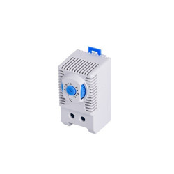 TS02 IDE - Thermostat d'armoire électrique - Contact 1NO - Plage de température 0°C à 60°C