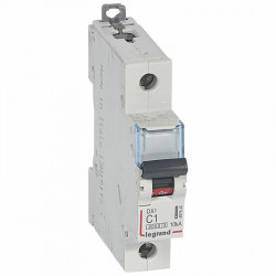 407646 Disjoncteur unipolaire 1A - 1P Courbe C - 6/10kA - À vis - Legrand DX3