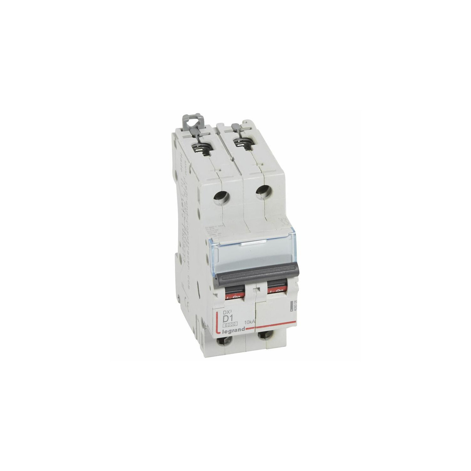 Disjoncteur Bipolaire Legrand DX3 - 63A - Courbe C - 2P - 407790