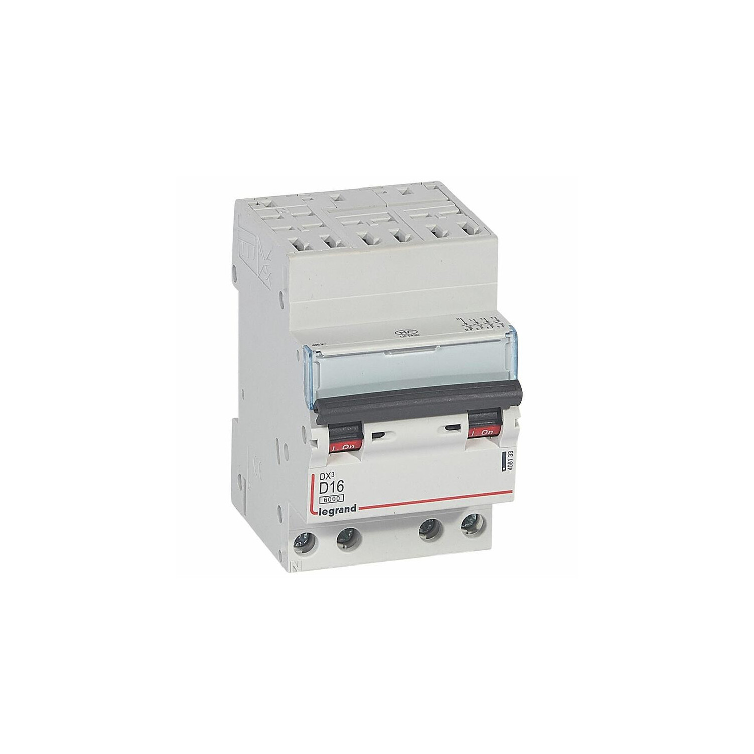 Legrand - DX3 - Disjoncteur 16A - 4P - 10kA - courbe C - Réf : 407898 - Vente Legrand - DX3 - Disjoncteur 16A - 4P - 10kA - courbe C - Réf : 407898 - Vente