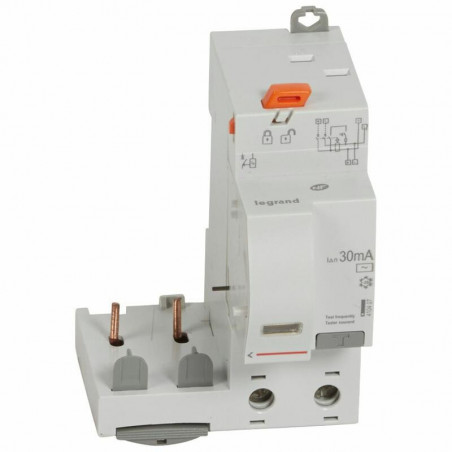 410407 Legrand  Bloc différentiel automatique DX³ - 2P 230V- 40A - type AC 30mA