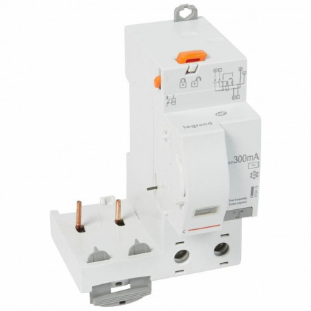 410419 Legrand  Bloc différentiel automatique DX³ - 2P 230V- 40A - type AC 300mA