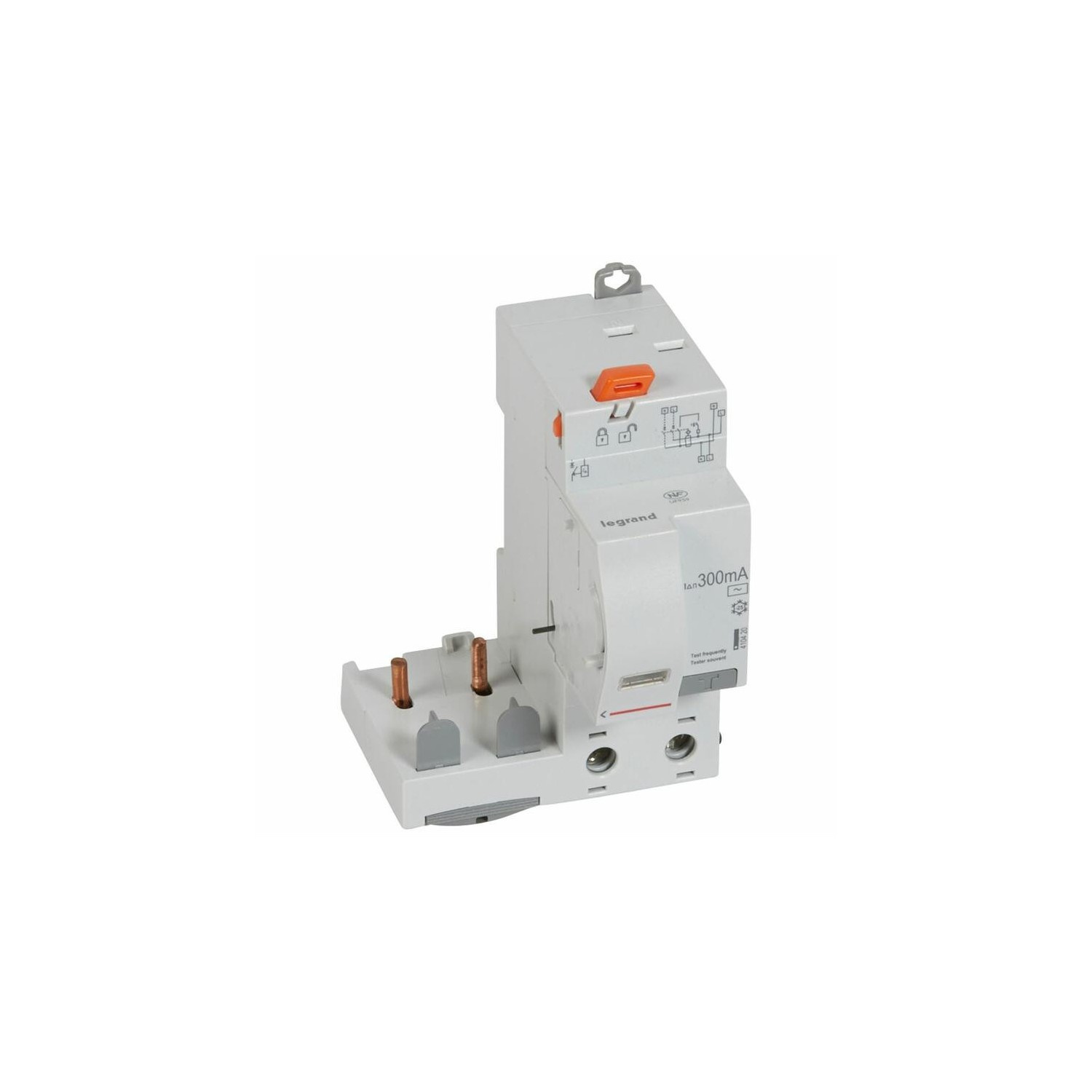 Disjoncteur Différentiel Legrand DX³ 63A 300mA - 2 Modules, Type AC, Pour Installation électrique 230V