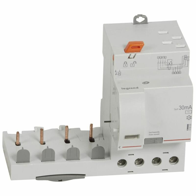 410505 Legrand  Bloc différentiel automatique DX³ - 4P 400V- 40A - type AC 30mA