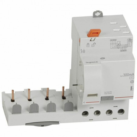 410517 Legrand  Bloc différentiel automatique DX³ - 4P 400V~ - 40A - type AC 300mA