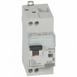 410708 Legrand  Disjoncteur différentiel 32A type AC 30mA - courbe C - DX³4500 1P+N