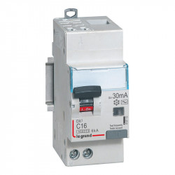 410713 Legrand  Disjoncteur différentiel 16A type AC 30mA - DX³4500 1P+N