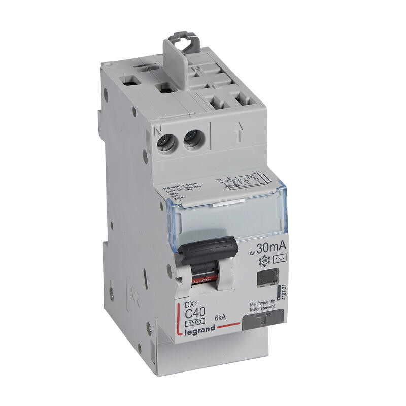 410721 Legrand  Disjoncteur différentiel 40A type AC 30mA - DX³4500 1P+N