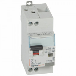 410753 Legrand  Disjoncteur différentiel 16A type F 30mA - courbe C - DX³4500 1P+N