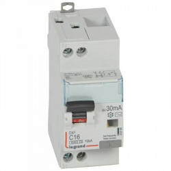 410785 Legrand  Disjoncteur différentiel  16A 30mA type AC 1P+N DX³6000 10kA