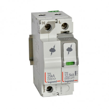 412274 Legrand - Parafoudre phase neutre de type 2  - 60kA - report de signalisation