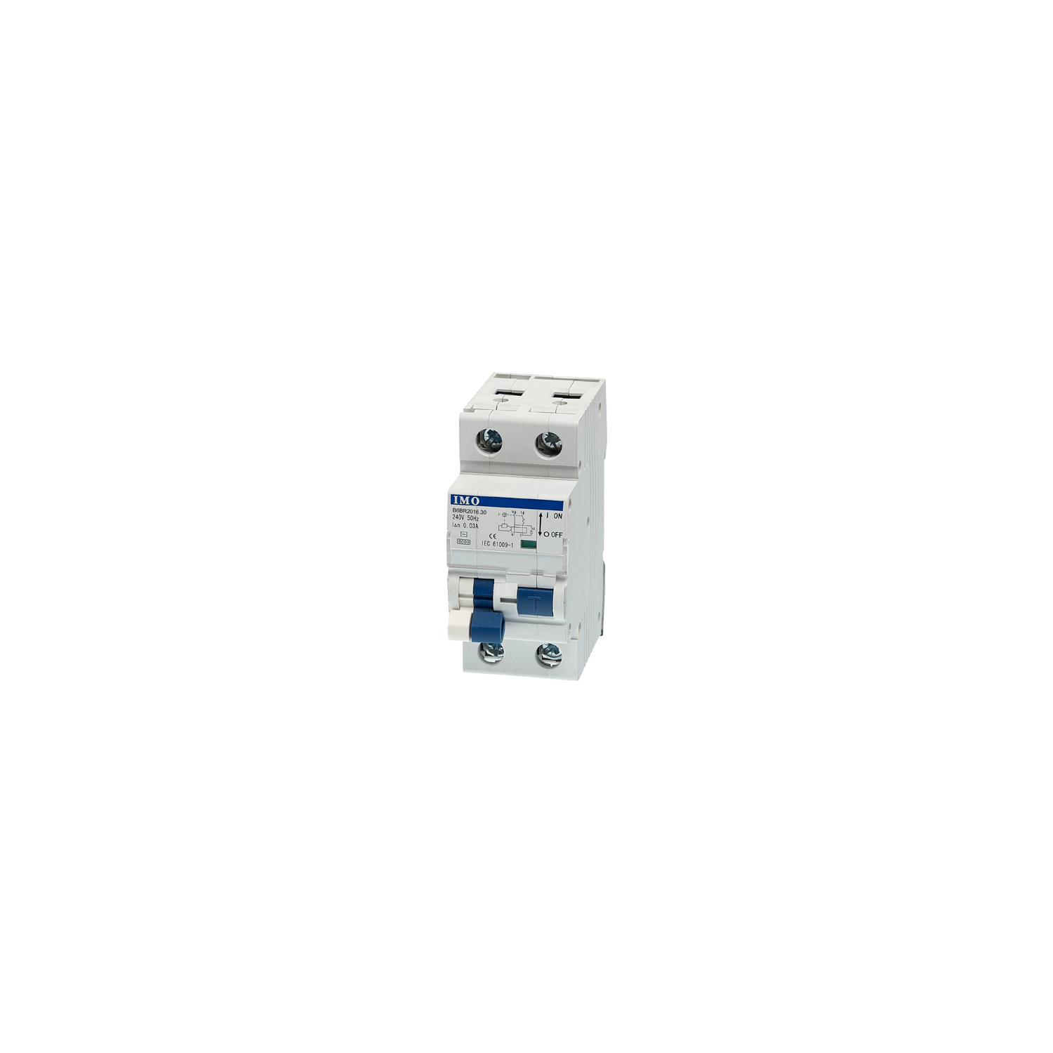 Disjoncteur Différentiel RCBO B16 30mA Type A - 1P+N - Courbe B - 6kA - Pour Rail DIN - Protection Fuite Et Surcharge