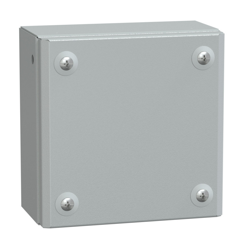NSYMM11SB Schneider Spacial SBM - boite étanche IP66 en acier 150x150x80mm - couvercle plein
