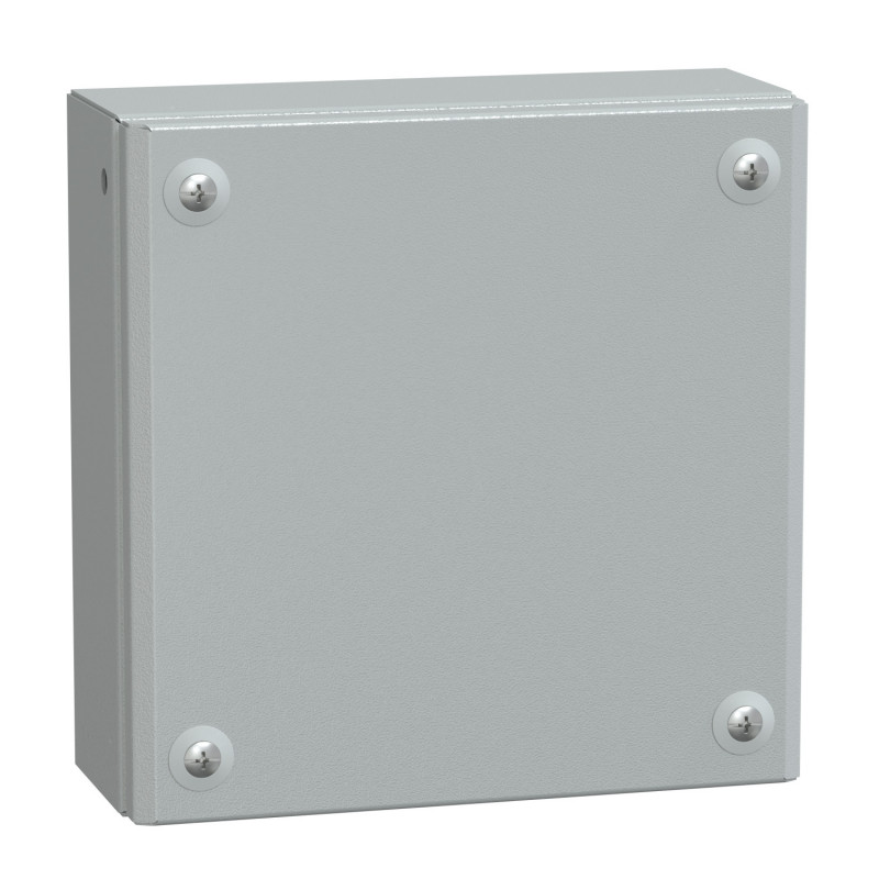 NSYMM22SB Schneider Spacial SBM - boite étanche IP66 en acier 200x200x80mm - couvercle plein