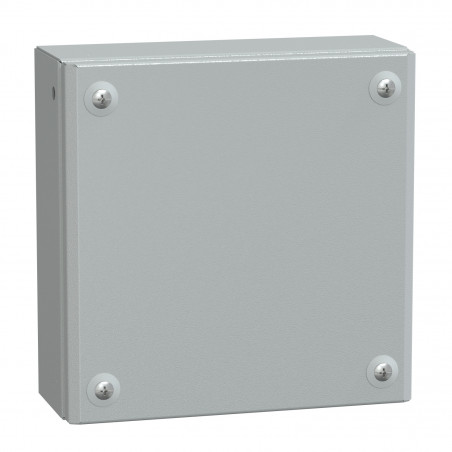 NSYMM22SB Schneider Spacial SBM - boite étanche IP66 en acier 200x200x80mm - couvercle plein