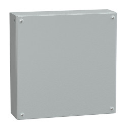 NSYMM44SB Schneider Spacial SBM - boite étanche IP66 en acier 400x400x120mm - couvercle plein