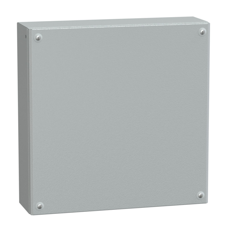 NSYMM44SB Schneider Spacial SBM - boite étanche IP66 en acier 400x400x120mm - couvercle plein