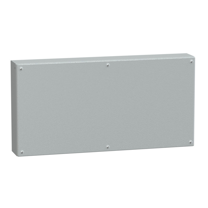 NSYMM48SB Schneider Spacial SBM - boite étanche IP66 en acier 400x80mx120mm - couvercle plein
