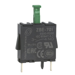 ZBE701 Schneider - bloc contact - 1F - raccordement sur circuit imprimé - Harmony