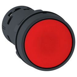 XB7NA42 Schneider bouton poussoir affleurant - Ø22 - rouge - 1NF - Harmony XB7