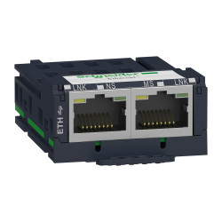ZBRCETH Schneider - module de communication réseau Modbus/TCP pour ZBRN1 - 2 connecteurs RJ45 - Harmony