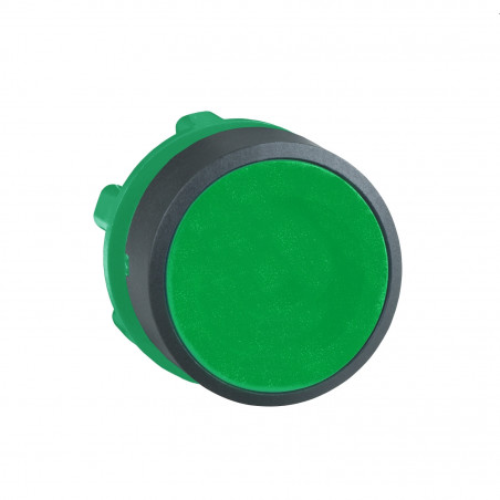 ZB5AA3 Schneider - tête bouton poussoir - affleurant - Ø22 - vert - Harmony