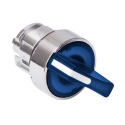 ZB4BK1263 Schneider - tête bouton à manette lumineux bleu Ø22 - 2 positions fixes - Harmony