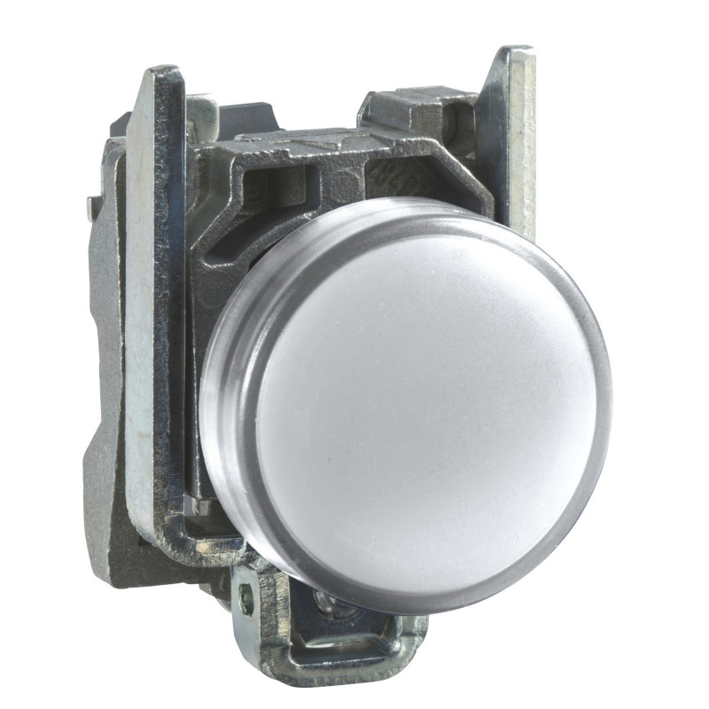 XB4BVB1 Schneider - voyant lumineux LED - Ø22 - blanc - 24V - à vis - Harmony XB4