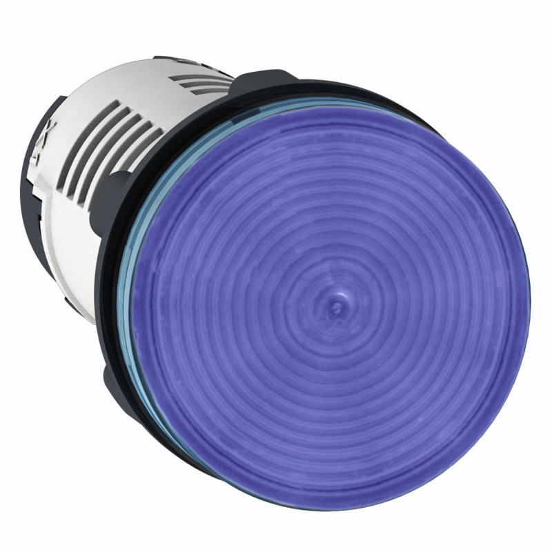 XB7EV06MP Schneider - Voyant 220V bleu - Ø22 Monobloc - étanche IP65 - Harmony XB7