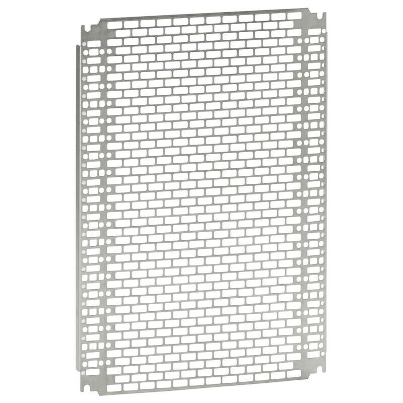 036090 Legrand  Plaque perforée Lina25 pour coffret Atlantic , Atlantic Inox HxL: 1400x800mm