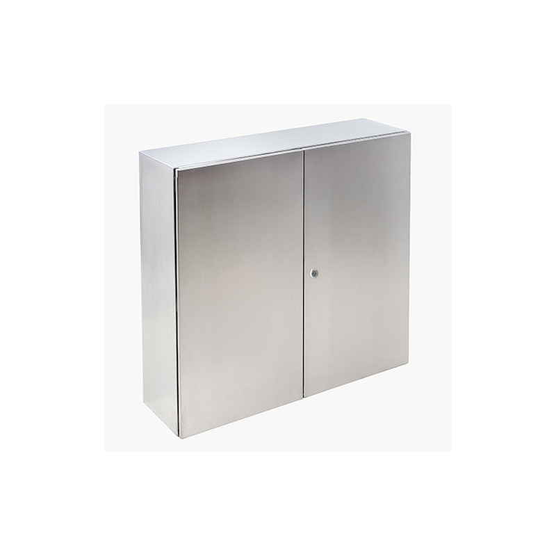 Armoire électrique INOX 316L étanche IP55 - 1200x1000x300 - 2 portes - plaque fournie - Argenta IDE