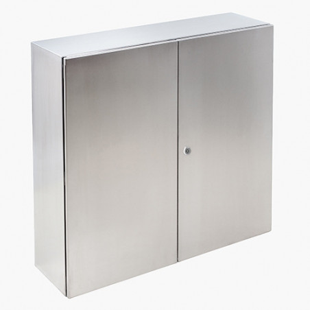 Armoire électrique INOX 316L étanche IP55 - 1200x1000x300 - 2 portes - plaque fournie - Argenta IDE