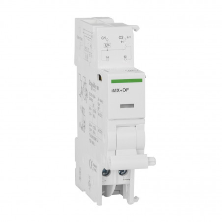 A9A26948 Schneider Acti9, iMX+OF déclencheur à émission tension + contact auxiliaire 12 à 24Vca-cc
