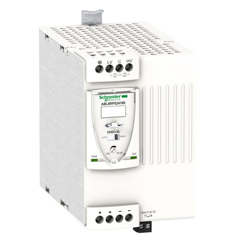 ABL8RPS24100 Schneider Phaseo ABL8 - alimentation à découpage 240W - 10A - 230Vac vers 24Vcc