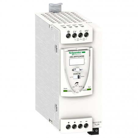 ABL8RPS24050 Schneider Phaseo ABL8 - alimentation à découpage 120W - 5A - 230Vac vers 24Vcc
