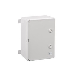 ABS352515 IDE Coffret ABS étanche IP65 350X250X150 Porte opaque - avec plaque de montage