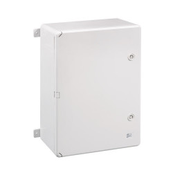 ABS503519 IDE Coffret ABS étanche IP54 500X350X190 Porte opaque - avec plaque de montage