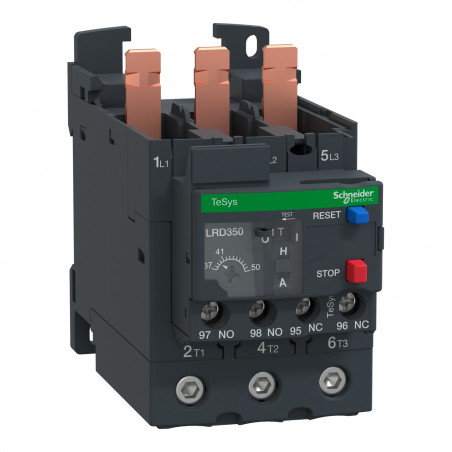 LRD350 Schneider - Relais thermique moteur 37 à 50A - TeSys LRD - pour contacteur LC1D40A à LC1D65A